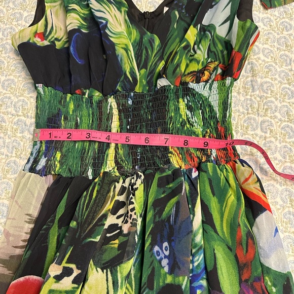 Y S Jungle Midi Sleeveless Dress Size-XL runs small - Picture 11 of 12